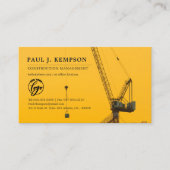 Sonnenuntergang | Baugewerbe Minimal Visitenkarte (Vorderseite)