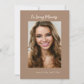 Sonnenuntergang Beach Sea Foto Feier des Lebens Dankeskarte (Rückseite)