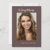 Sonnenuntergang Beach Seashell Foto Feier des Lebe Dankeskarte (Rückseite)