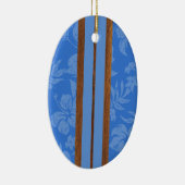 Sonnenuntergang Beach Vintag Surfboard Ornament (Rechts)