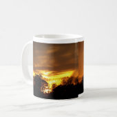 Sonnenuntergang-Becher Kaffeetasse (Vorderseite Links)