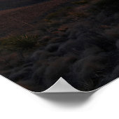 Sonnenuntergang bei Big Bend Poster (Ecke)