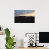 Sonnenuntergang bei Big Bend Poster (Heimbüro)
