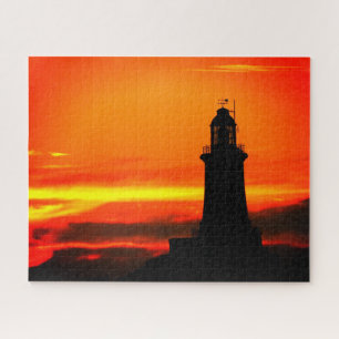 Sonnenuntergang bei Corbiere Jersey Puzzle