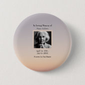 Sonnenuntergang bei der Beerdigung des Gedächtniss Button (Vorderseite)