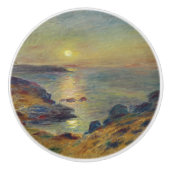 Sonnenuntergang bei Douarnenez Keramikknauf (Vorderseite)