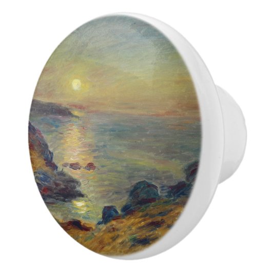 Sonnenuntergang bei Douarnenez Keramikknauf (Rechts)