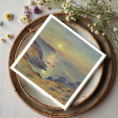 Sonnenuntergang bei Douarnenez Serviette