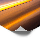 Sonnenuntergang bei Elk Rapids, Michigan Poster (Ecke)