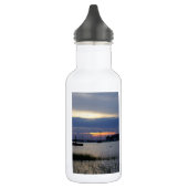 Sonnenuntergang bei Folly Harbour Wasserflasche (Links)