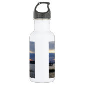 Sonnenuntergang bei Folly Harbour Wasserflasche (Vorderseite)