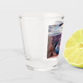 Sonnenuntergang bei Horsehoe Bend Schnapsglas (Links)