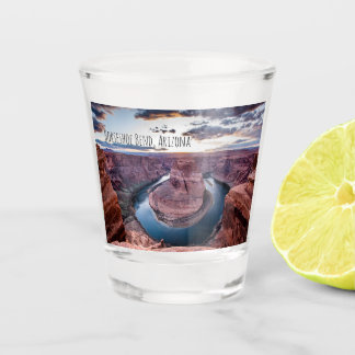 Sonnenuntergang bei Horsehoe Bend Schnapsglas