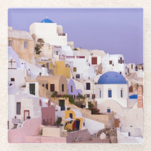 Sonnenuntergang bei Oil, Santorini 2 Glasuntersetzer