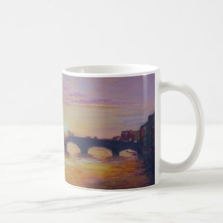 Sonnenuntergang bei Ponte Vecchio Kaffeetasse