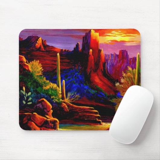 Sonnenuntergang bei Red Rock Mousepads (Mit Mouse)