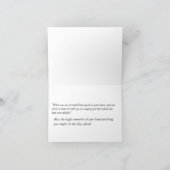 Sonnenuntergang Beileid Karte (Innenseite)