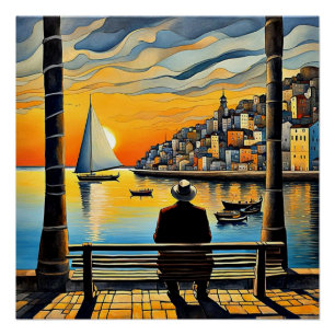 Sonnenuntergang beobachten 1 poster