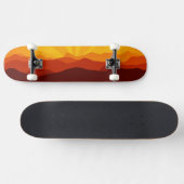 Sonnenuntergang Berge Landschaft Landschaft Skateb Skateboard (Horizontal)