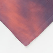 Sonnenuntergang bewölkt Fleece-Decke Fleecedecke (Ecke)