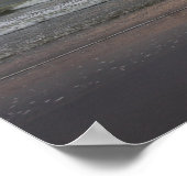 Sonnenuntergang Blankenberge, belgische Küste Poster (Ecke)