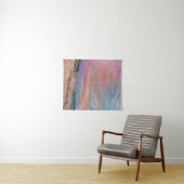 Sonnenuntergang Bliss rosafarbene Küstenmalerei Wandteppich (Beispiel (Horizontal))