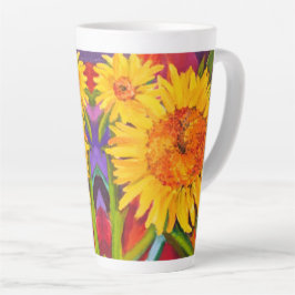 Sonnenuntergang Blume Milchtasse
