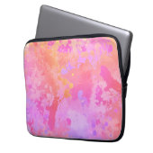 Sonnenuntergang Boho Splash Laptopschutzhülle (Vorderseite Links)