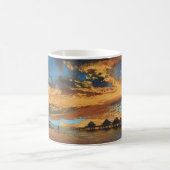 Sonnenuntergang Bora Bora Kaffeetasse (Mittel)