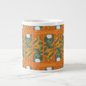 Sonnenuntergang Botanisches Panorama - Der weiße L Jumbo-Tasse (Vorderseite)