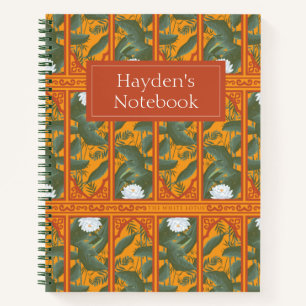 Sonnenuntergang Botanisches Panorama - Der weiße L Notizblock