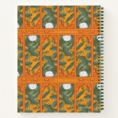 Sonnenuntergang Botanisches Panorama - Der weiße L Notizblock (Rückseite)