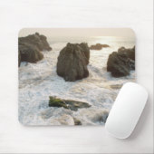 Sonnenuntergang-Brandung (Schaum) Mousepad (Mit Mouse)