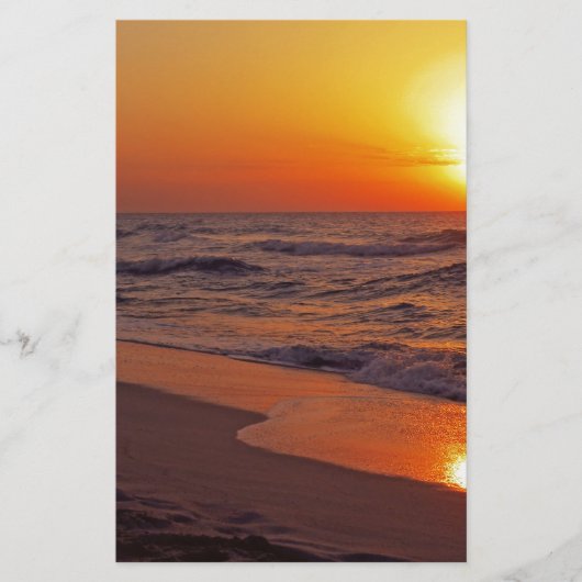 Sonnenuntergang Briefpapier (Vorderseite)