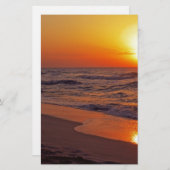 Sonnenuntergang Briefpapier (Vorne/Hinten)