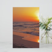 Sonnenuntergang Briefpapier (Stehend Vorderseite)