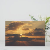 Sonnenuntergang Briefpapier (Stehend Vorderseite)