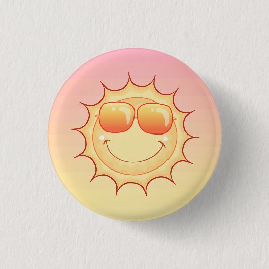 Sonnenuntergang Button (Vorderseite)