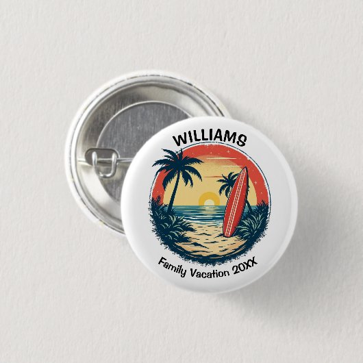 Sonnenuntergang Button (Vorne & Hinten)