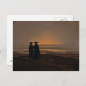 Sonnenuntergang c.1830-35 postkarte (Vorne/Hinten)