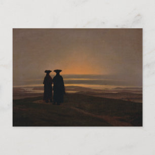 Sonnenuntergang c.1830-35 postkarte