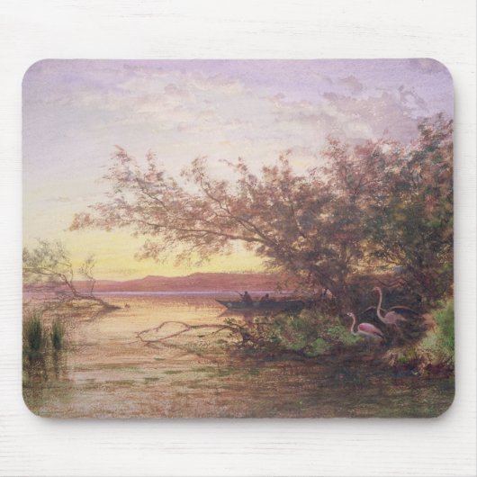Sonnenuntergang, Camargue Mousepad (Vorne)