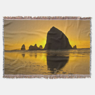 Sonnenuntergang, Cannon Beach, Oregon, USA Decke