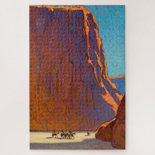 „Sonnenuntergang Canyon de Chelly“ von Edgar Payne Puzzle