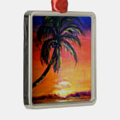 Sonnenuntergang, Capcoral, Florida Ornament Aus Metall (Rechts)