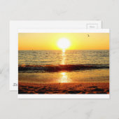 Sonnenuntergang, Cape May NJ Postkarte (Vorne/Hinten)