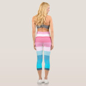 Sonnenuntergang Capri Leggings (Rückseite)