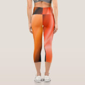 Sonnenuntergang Capri Leggings (Rückseite)
