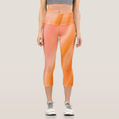 Sonnenuntergang Capri Leggings (Vorderseite)