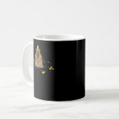 Sonnenuntergang Capybara im Wasser mit Zitronenmee Kaffeetasse (Vorderseite Links)